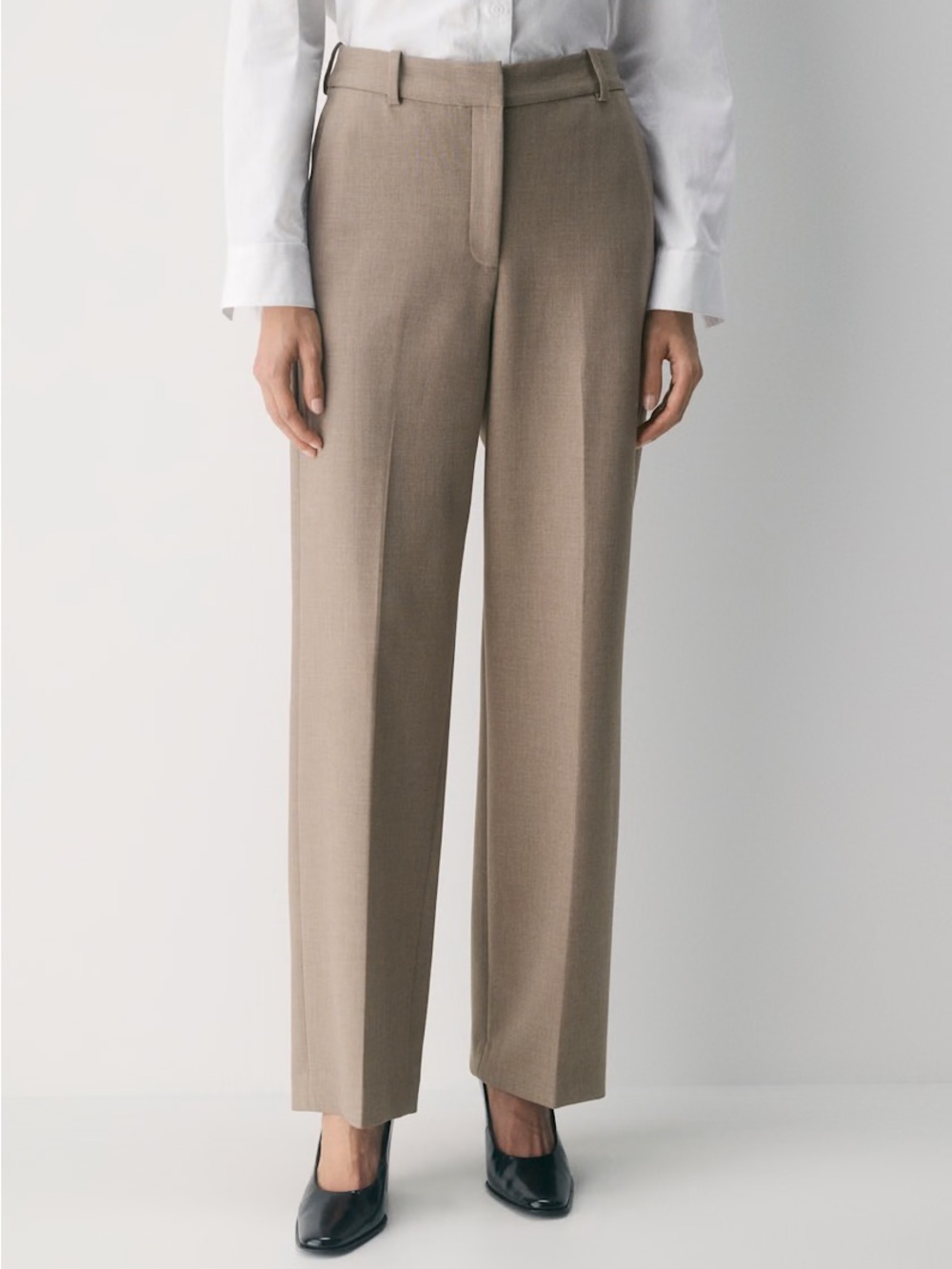 Babaton Agency Pant in Nomad Taupe size 14